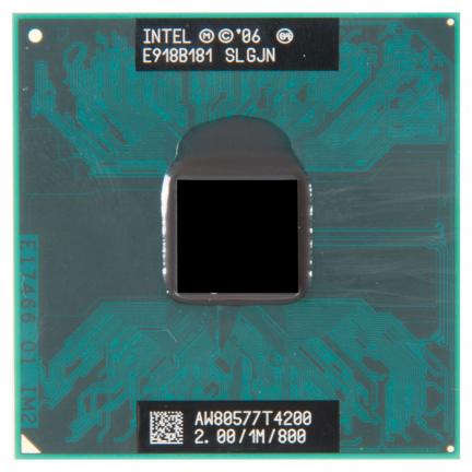 SLGJN процессор для ноутбука Intel Pentium Dual-Core Mobile T4200 ...