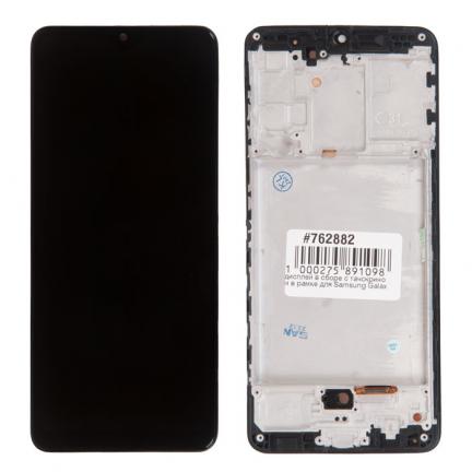 A315F дисплей в сборе с тачскрином и передней панелью (модуль) для Samsung Galaxy A31 SM-A315F черный, оригинал в Санкт-Петербурге